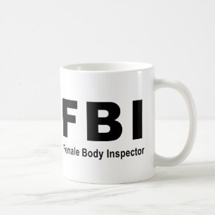 Mug Inspecteur de corps féminin