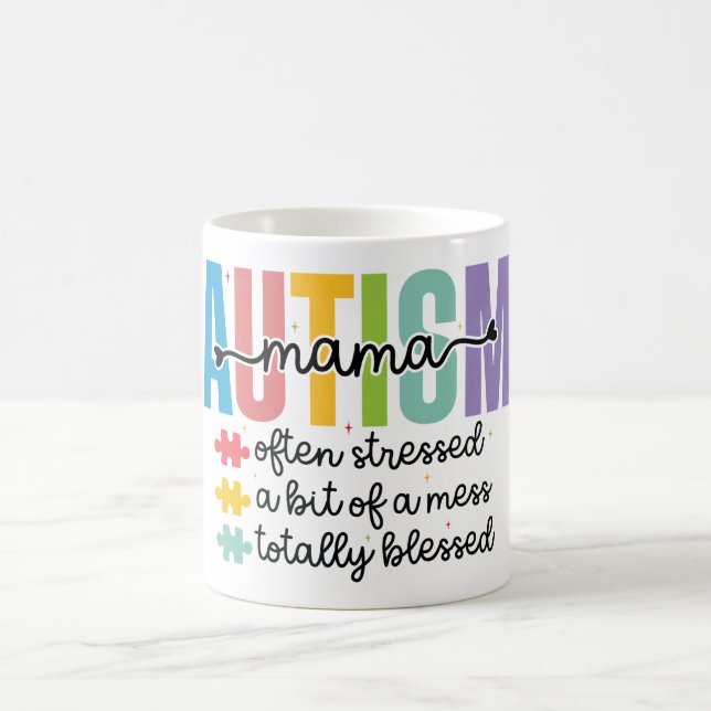 Mug Inspiration Autisme Maman (Centre)
