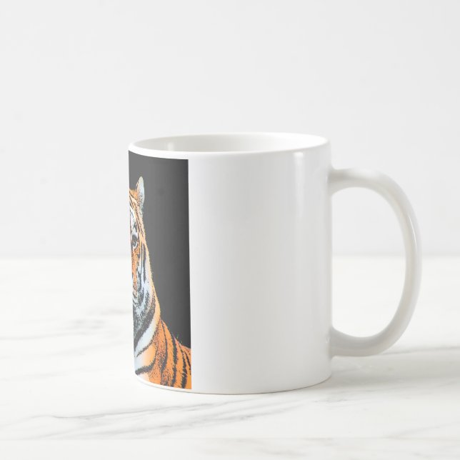 Mug Inspiration des yeux de tigre (Droite)