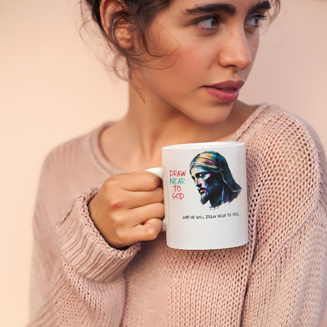 Mug Inspiration divine : Dessiner près de Dieu (Créateur téléchargé)