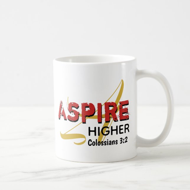 Mug Inspirationnel Christian ASPIRE HAUT (Droite)