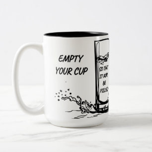 Mug Inspirationnel - Videz votre tasse