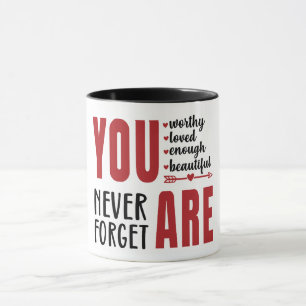 Mug Inspirationnel Vous Êtes Assez