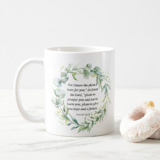 Mug Inspirationnelle Bible Verse Jérémie 29:11