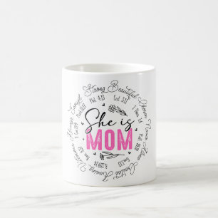 Mug Inspirationnelle Elle Est Maman Aimée