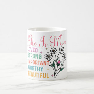 Mug Inspirationnelle Elle Est Maman Aimée