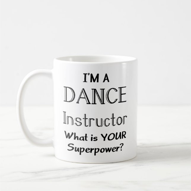 Mug instructeur de danse (Gauche)