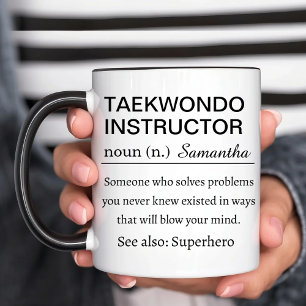 Mug Instructeur de taekwondo