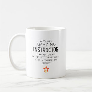 Mug Instructrice incroyable difficile à trouver Cadeau