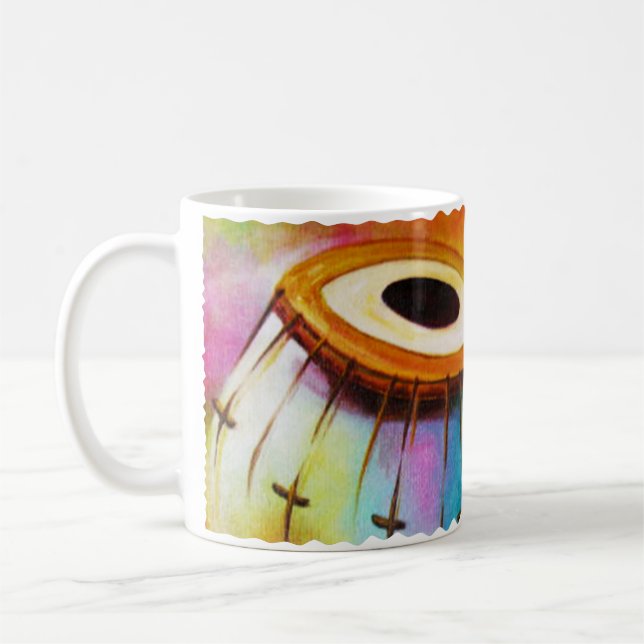 Mug Instruments de musique indiens - Tabla (Gauche)