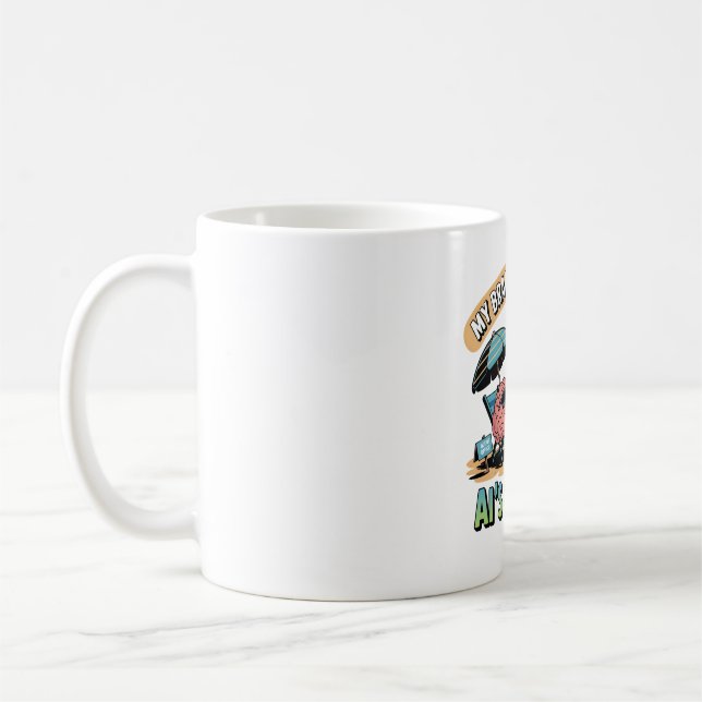 Mug Intelligence artificielle Humour de rupture du cer (Gauche)