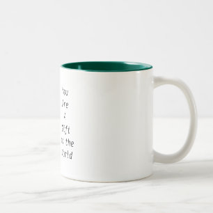 mug intérieur vert émeraude bicolore