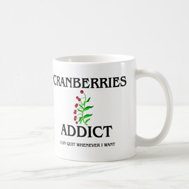 Mug Intoxiqué de canneberges (Droite)