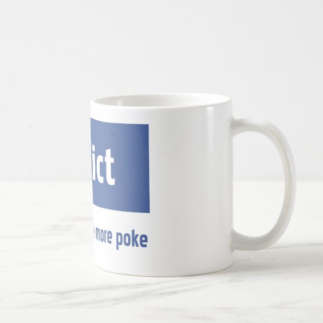 Mug Intoxiqué de Facebook (Droite)