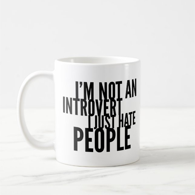 Mug Introduction amusante (Gauche)