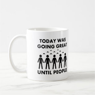 Mug Introverti jusqu'à ce que les gens soient drôles M