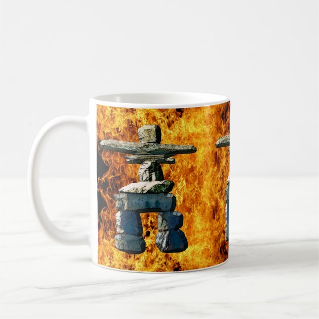 Mug Inukshuk Native American Spirit Stones (Gauche)