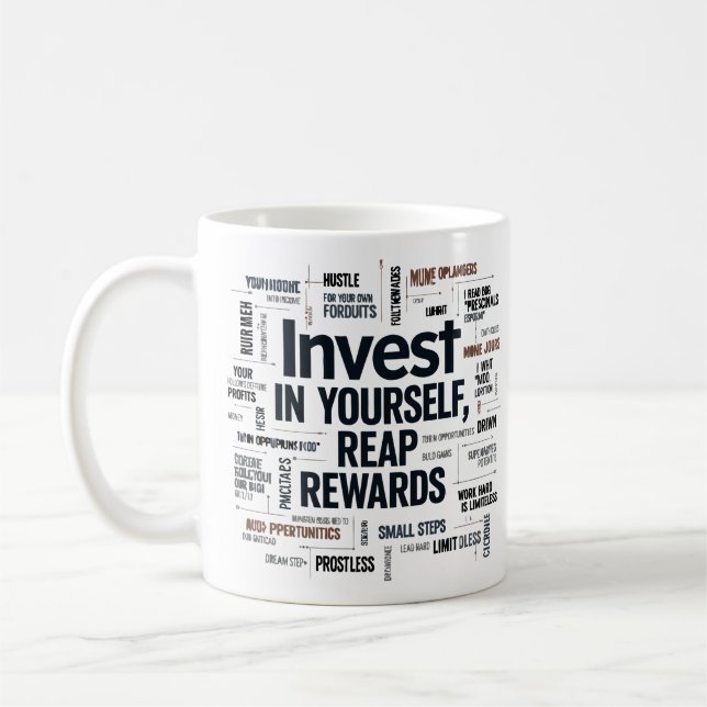 Mug Investissez en vous, récoltez des récompenses (Gauche)