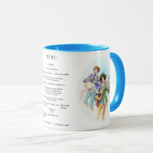 Mug Invitation à dîner à l'hôtel Waldorf Astoria, 1907