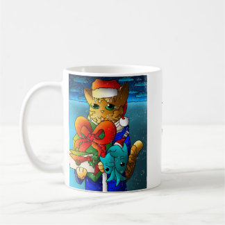 Mug Invité du chat de Noël