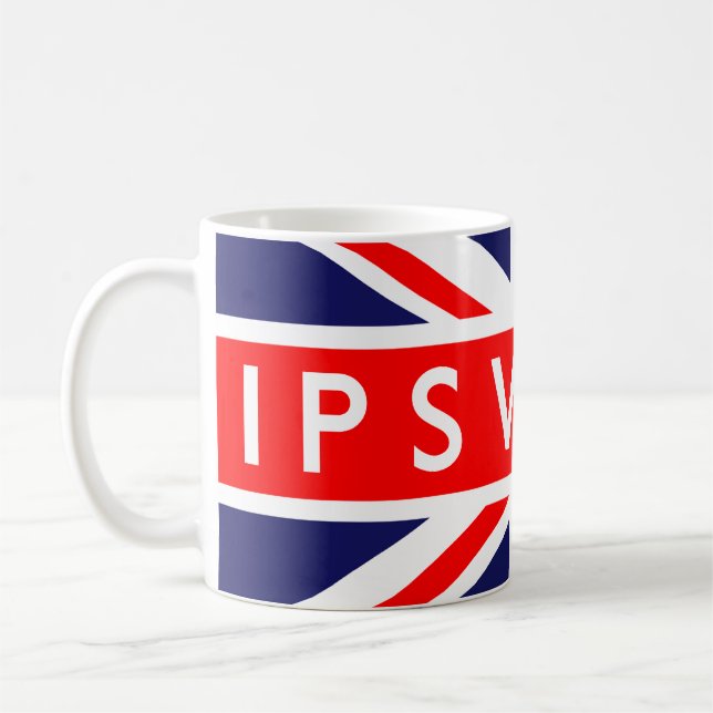 Mug Ipswich : Drapeau britannique (Gauche)