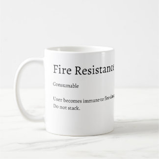 Mug Ire boug de potion de résistance