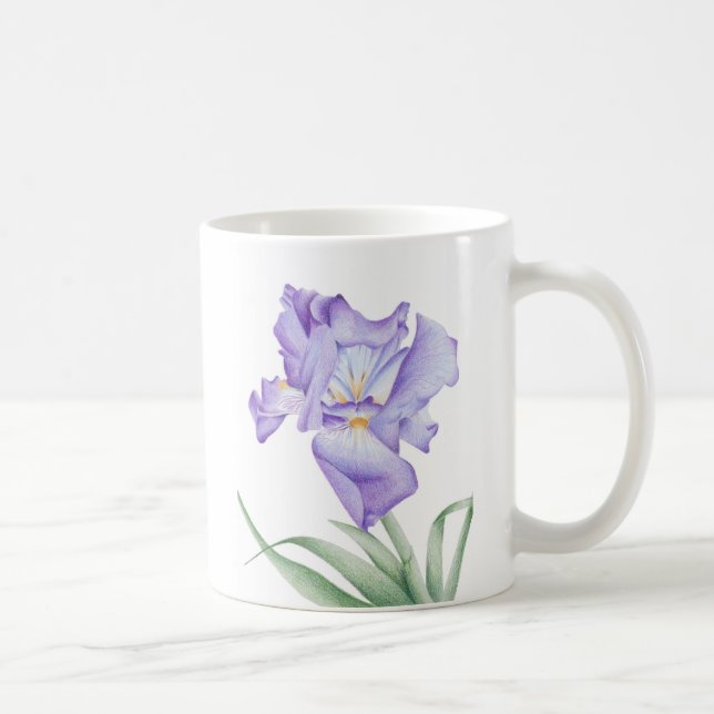 Mug Iris pourpre (Droite)