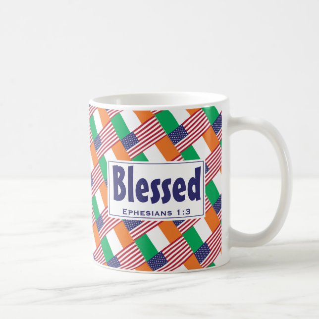 Mug Irish-American Heritage Customisé BLESSEE (Droite)