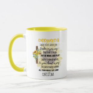 Mug Irish Blessing For GODDAUGHTER - Cadeau Personnali