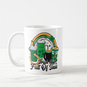Mug Irish Lass Full of Sass - Cheeky St. Patrick's Day
