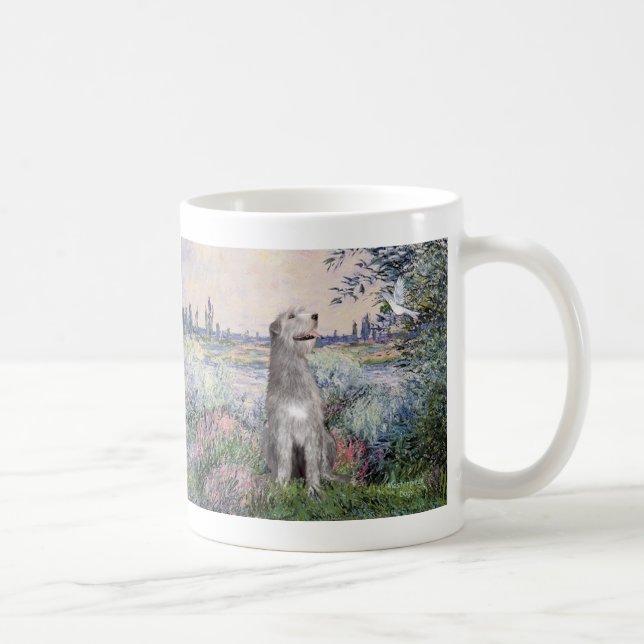 Mug Irish Wolfhound 6 - Au bord de la Seine (Droite)