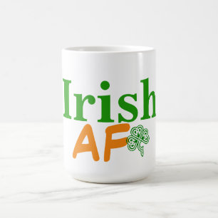 Mug Irlandais AF drôle