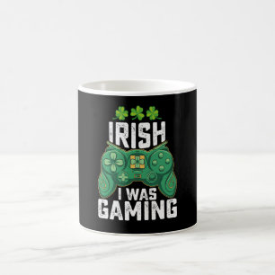 Mug Irlandais Je Jouais Jeux Gamer St Patrick's Day