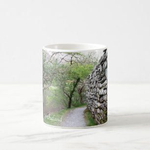 Mug Irlande, Église, Mur de pierre, Lac, Photographie