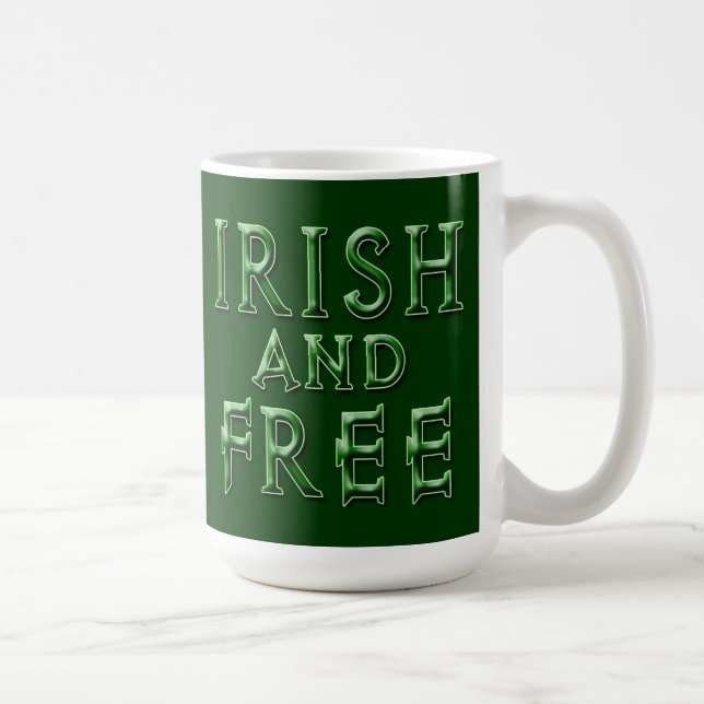 Mug IRLANDE et GRATUIT pour la Saint Patrick (Droite)