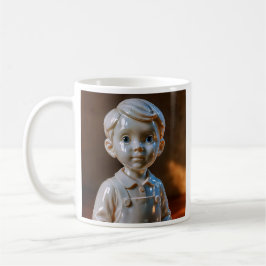 Mug ist wie ein 3D-Junge. Kaffeetasse
