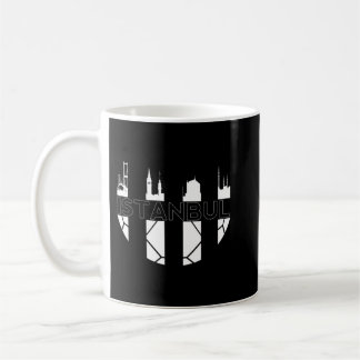 Mug Istanbul Turquie skyline Besiktas fan de football 