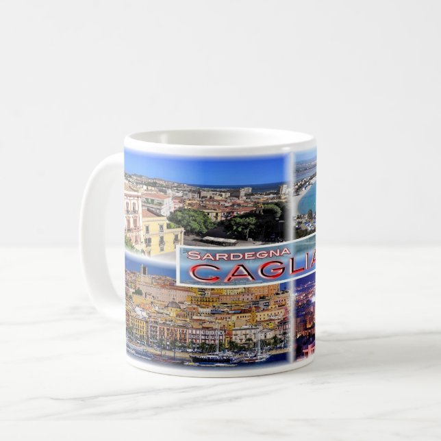 Mug IT2027 Europe - Italie - Sardaigne - Cagliari - Ha (Devant gauche)