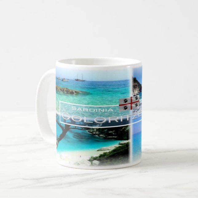 Mug IT Italie - Sardaigne - Baunei - (Devant gauche)