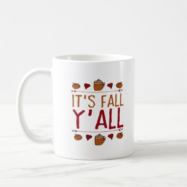 Mug It’s Fall Y’all Sweater Thanksgiving Day (Gauche)