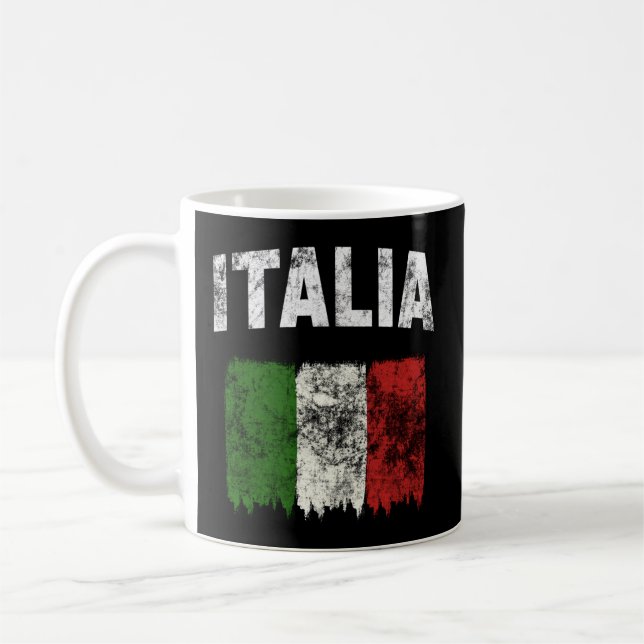 Mug Italia - Drapeau Italien Déchiré (Gauche)