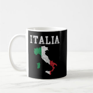 Mug Italia Italie Drapeau Carte Italiano Famille Itali