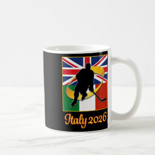 Mug Italie 2026 Hockey sur Glace Royaume-Uni Italie Dr