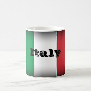 Mug Italie Drapeau bord foncé