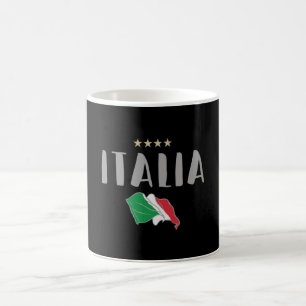 Mug Italie Football Fan Shirt Drapeau