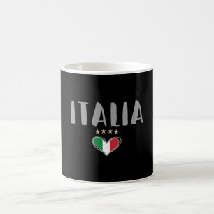 Mug Italie Football Fan Shirt Drapeau
