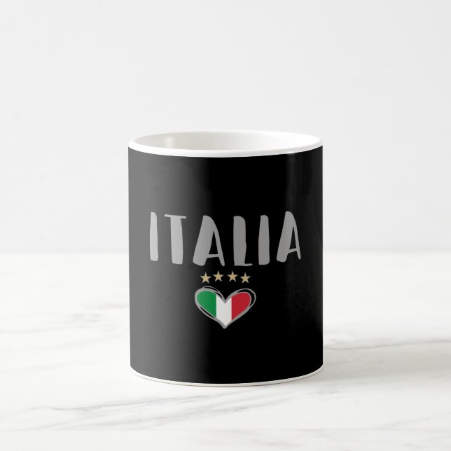 Mug Italie Football Fan Shirt Drapeau (Centre)