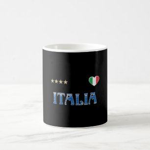 Mug Italie Football Fan Shirt Drapeau