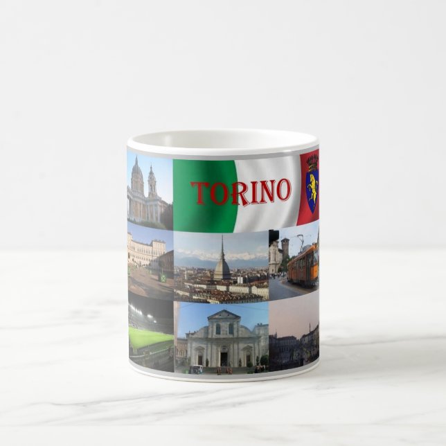 Mug Italie - Piémont - Torino - Mosaic - (Centre)