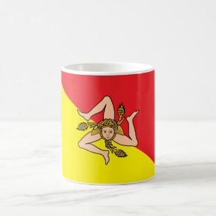 Mug Italie - Sicile - Drapeau Sicile -